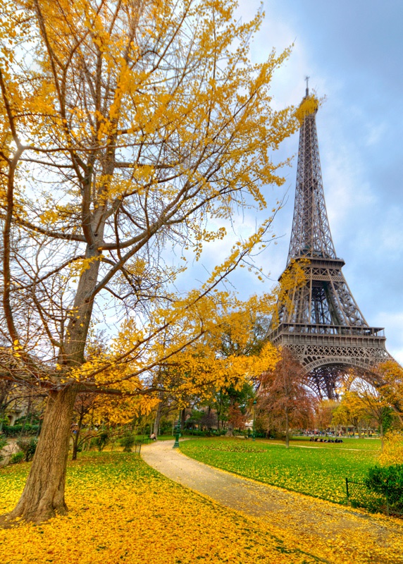 eiffel autumn